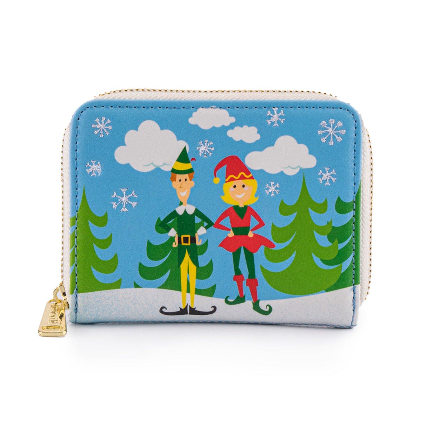 Elf Buddy and Friends Zip Around Wallet