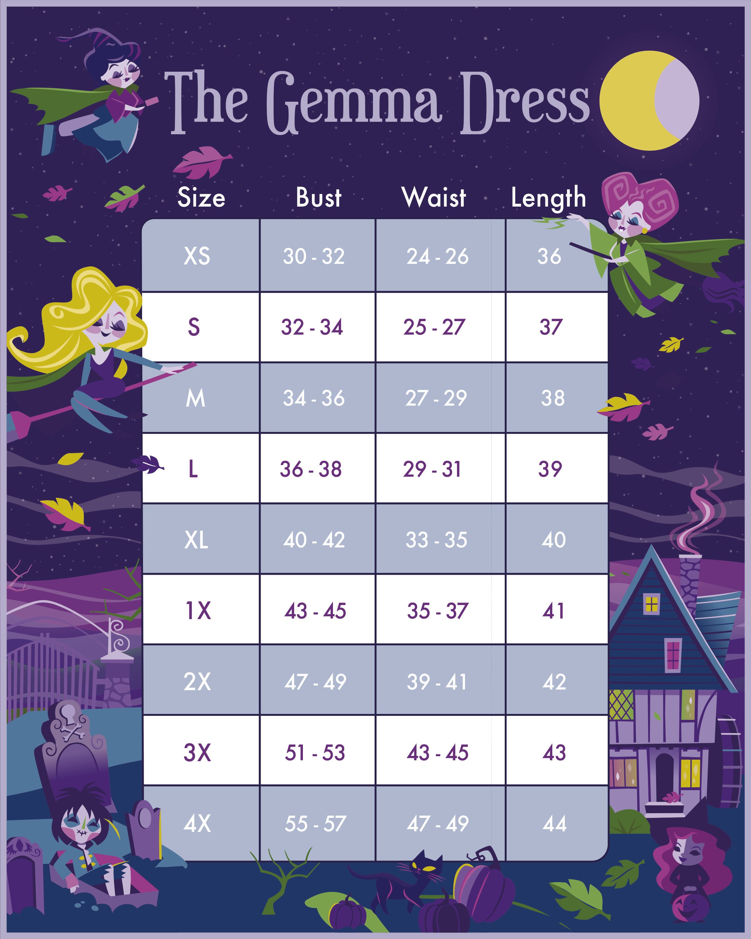 Disney Stitch Shoppe Hocus Pocus  Gemma  Dress