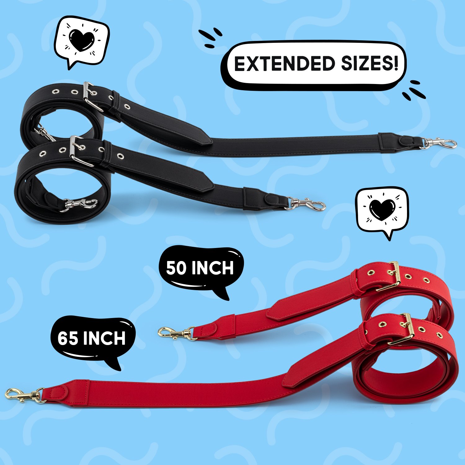 Loungefly Extended Size Red Bag Strap