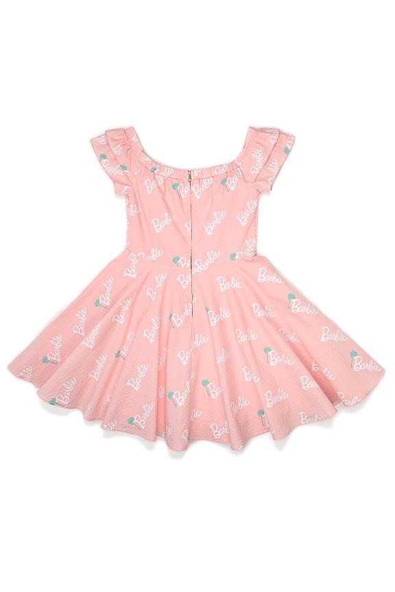 Stitch Shoppe X Barbie™ Palm Tree Logo  Lizzy  Date Night Dress