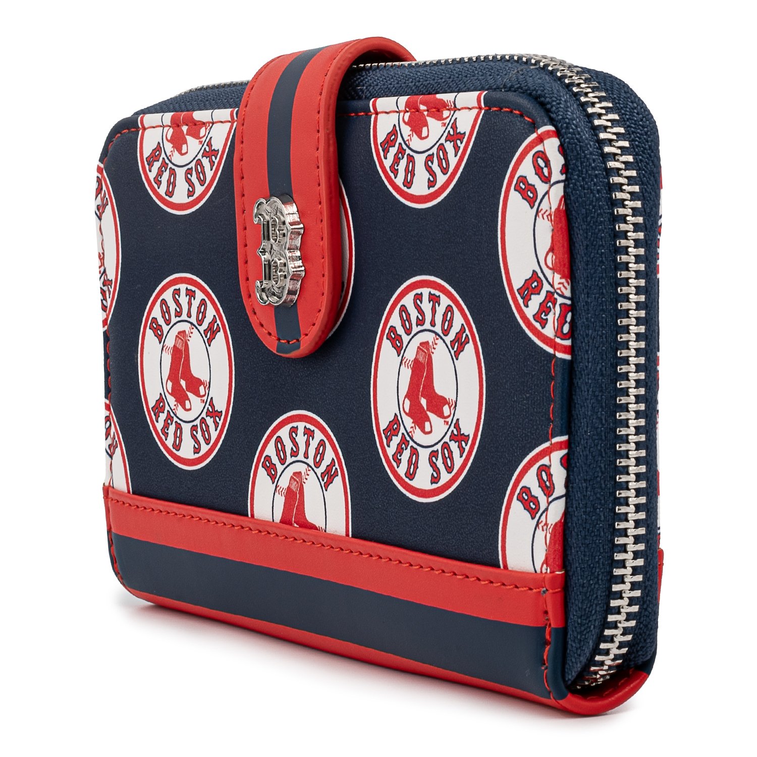 MLB Boston Red Sox Logo Zip Around Wallet