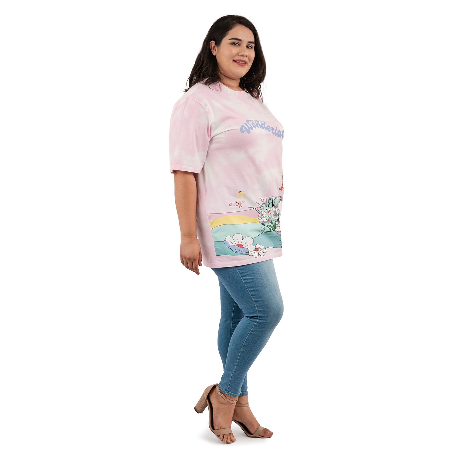 Loungefly Disney Alice in Wonderland Daisy Fields Print Tee