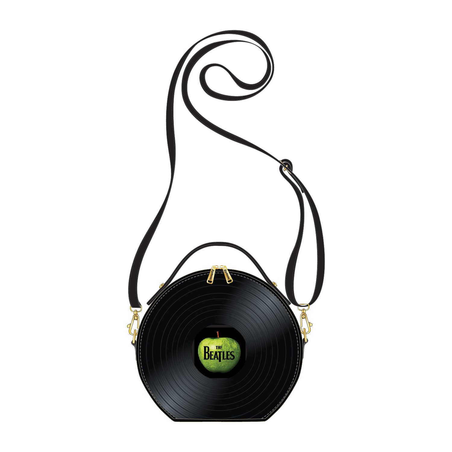 The Beatles Let It Be Vinyl Record Crossbody Bag