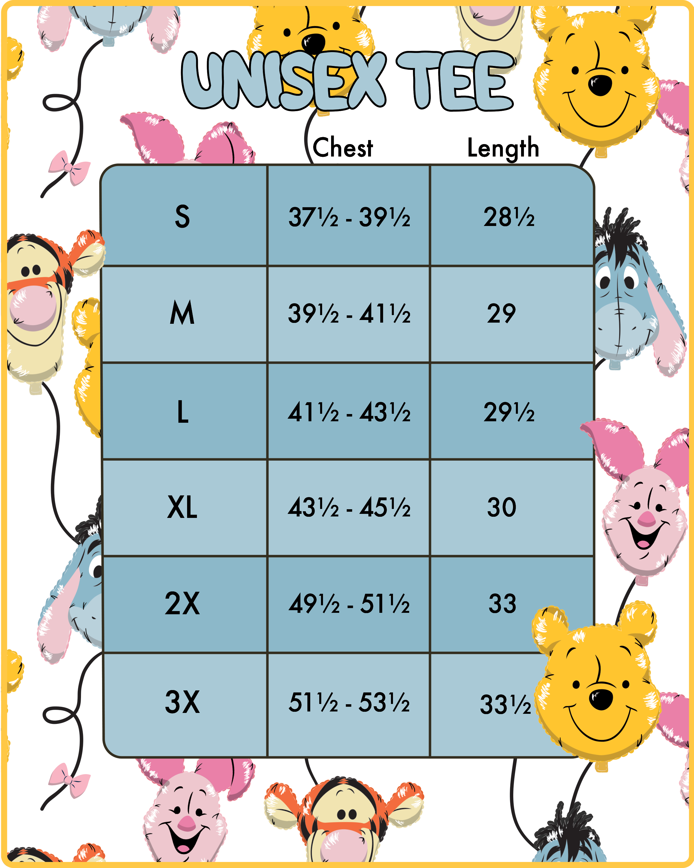 Loungefly Disney Winnie the Pooh & Friends Balloons Print Tee