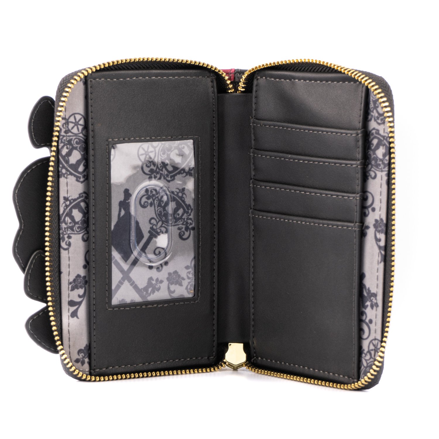 Disney Cinderella Evil Stepmother and Stepsisters Villains Scene Zip Around Wallet