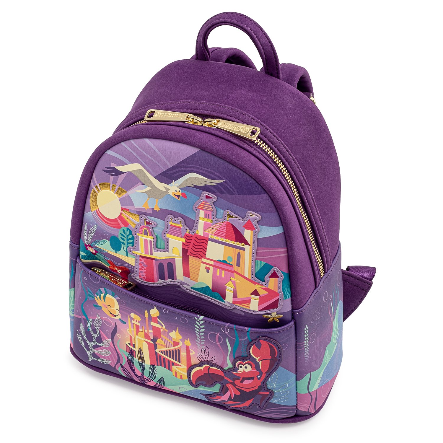 Disney The Little Mermaid Ariel Castle Mini Backpack