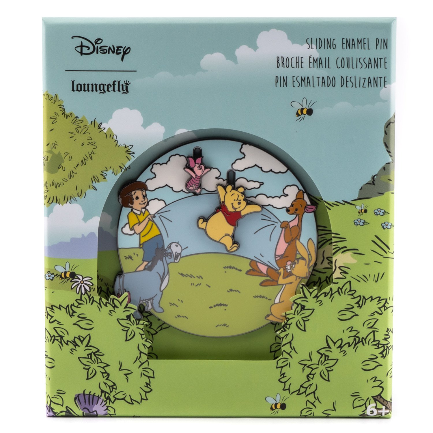 Disney Winnie the Pooh Playtime Collector Box Sliding Enamel Pin