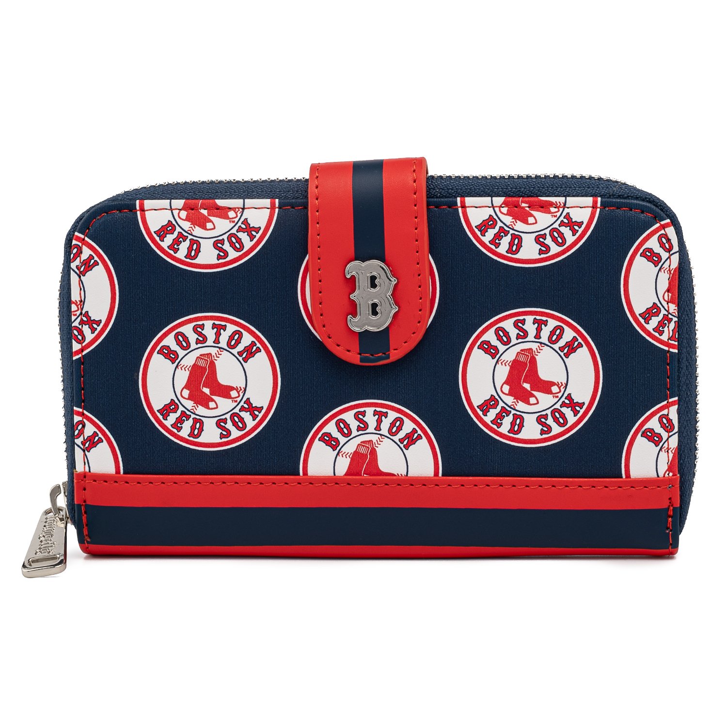 MLB Boston Red Sox Logo Zip Around Wallet