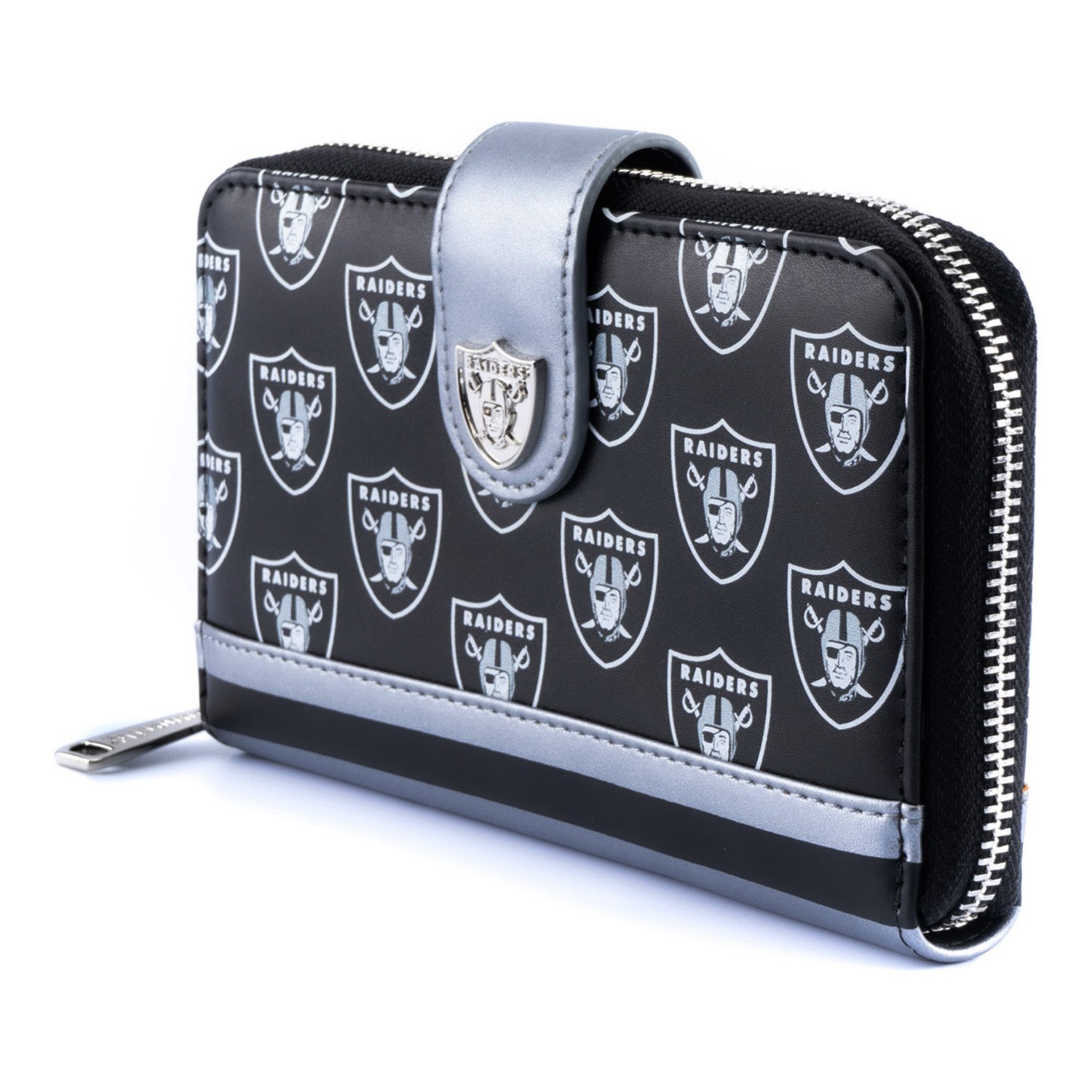 NFL Las Vegas Raiders Logo Zip Around Wallet