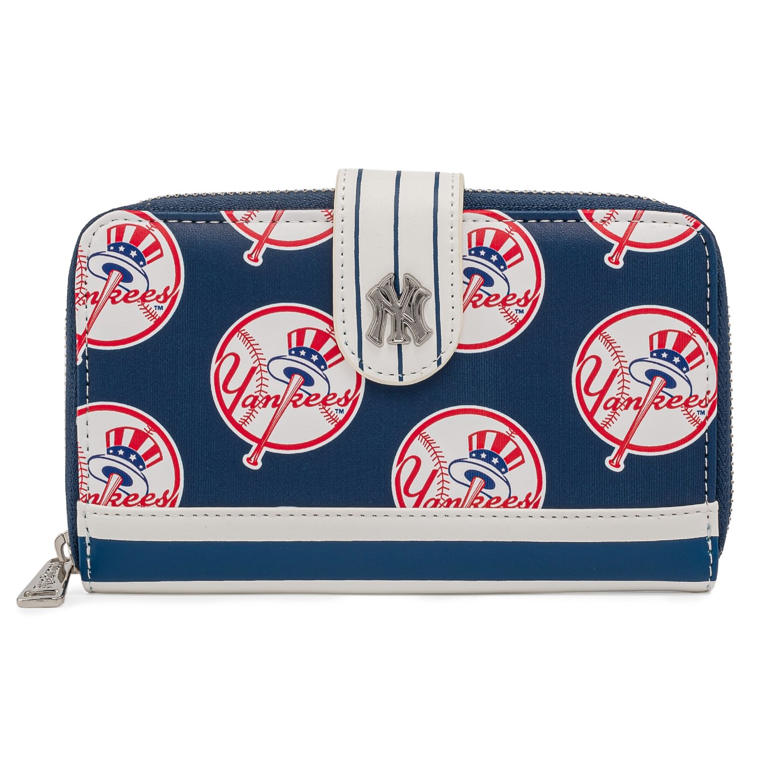MLB New York Yankees Logo Zip Around Wallet