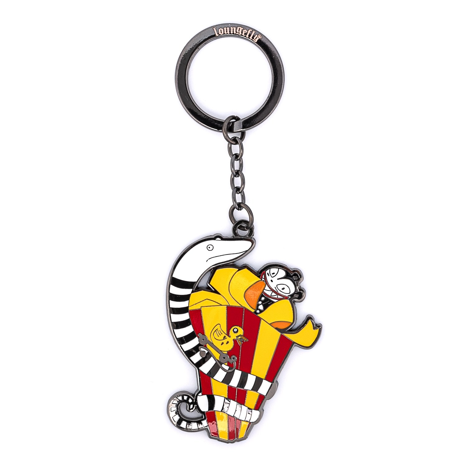 Disney The Nightmare Before Christmas Scary Present Enamel Keychain