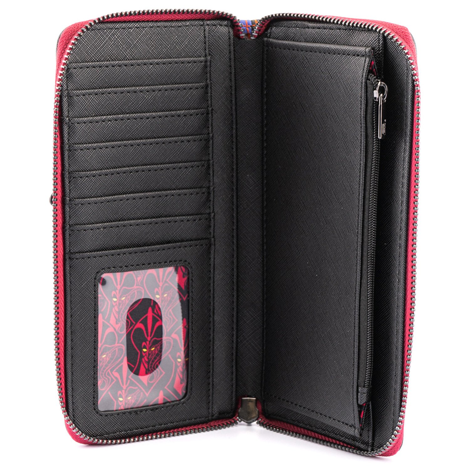 Disney Aladdin Jafar Villains Scene Zip Around Wallet