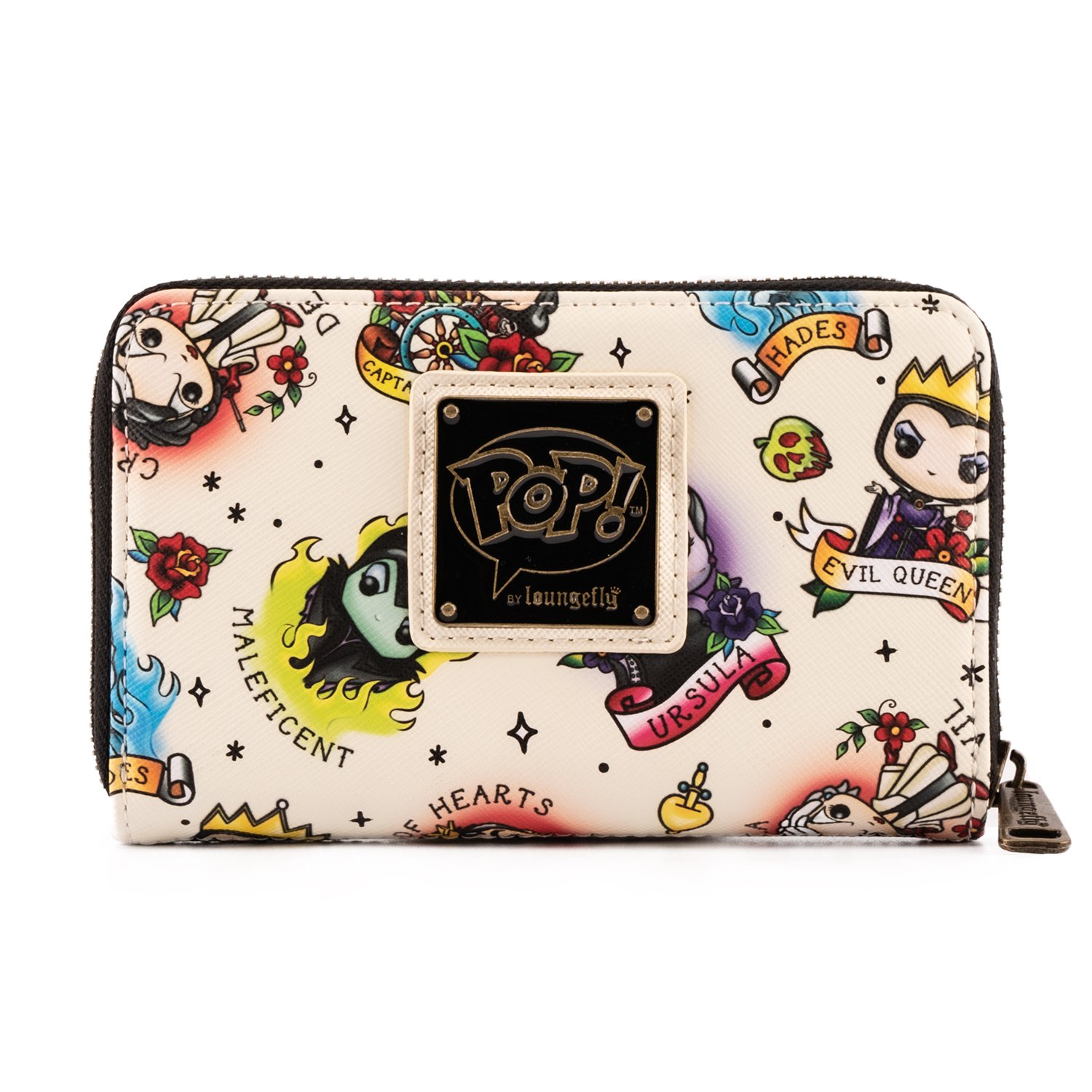 Funko Pop! by Loungefly Disney Villains Tattoo Zip Around Wallet