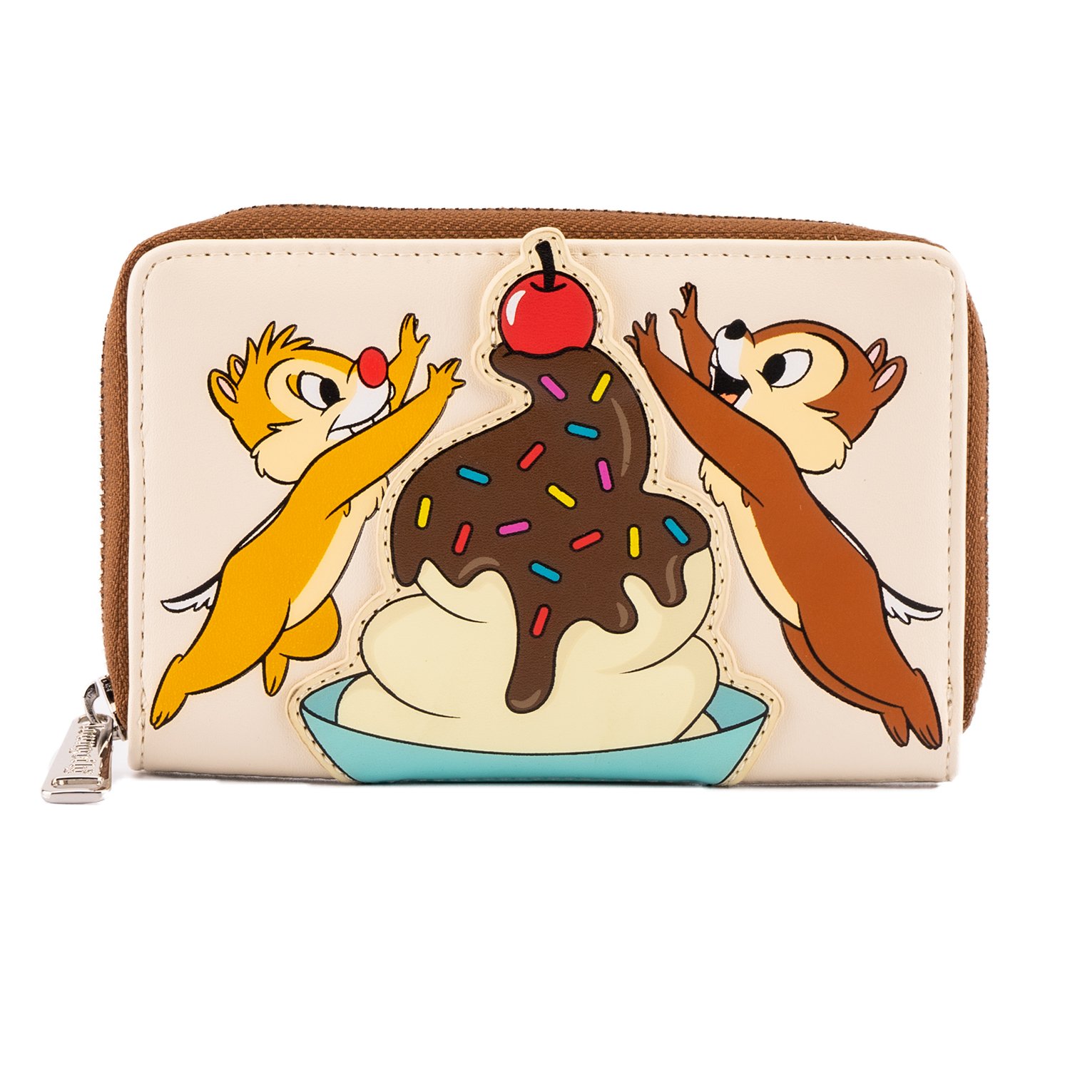 Disney Chip and Dale Sweet Treats Zip Around Wallet