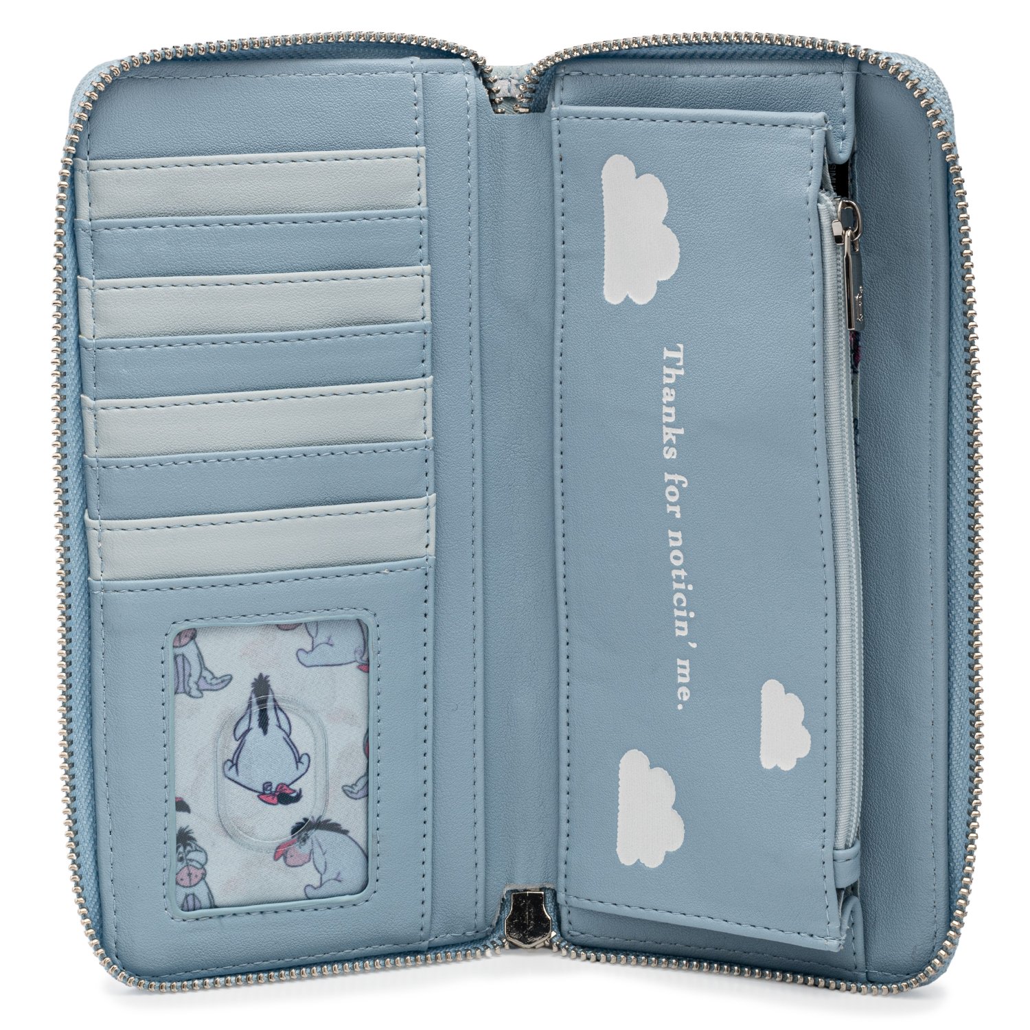 Disney Winnie the Pooh Eeyore Zip Around Wallet