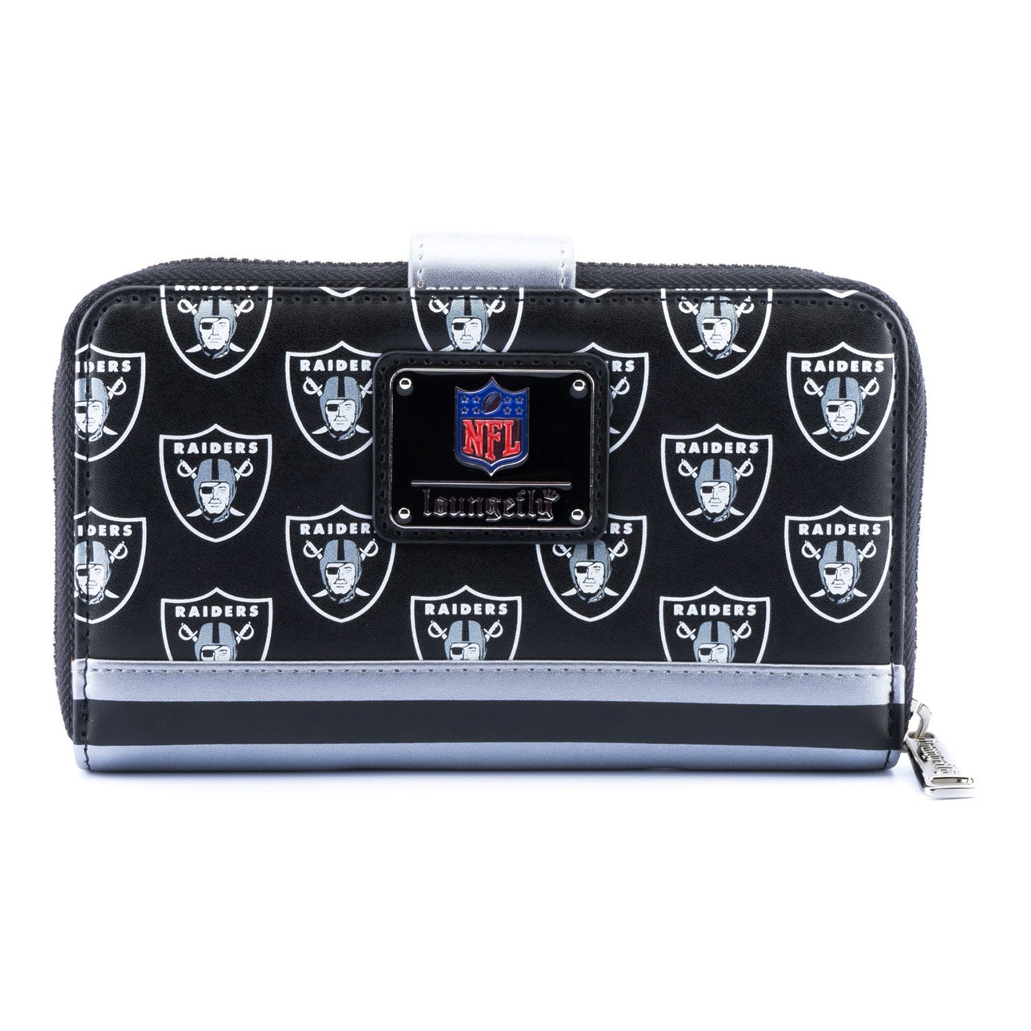 NFL Las Vegas Raiders Logo Zip Around Wallet