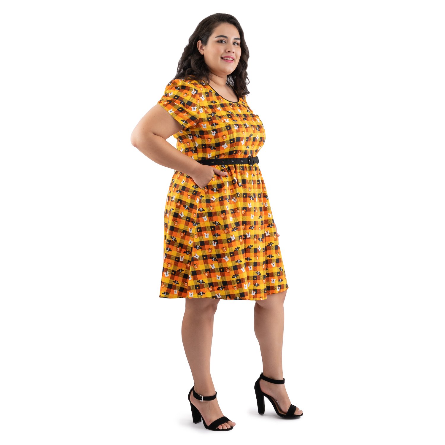 Disney Stitch Shoppe Spooky Mickey and Minnie Mouse  Laci  Dress