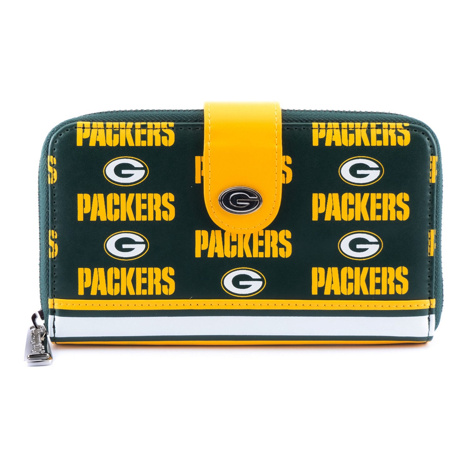 NFL Green Bay Packers Logo Zip Around Wallet
