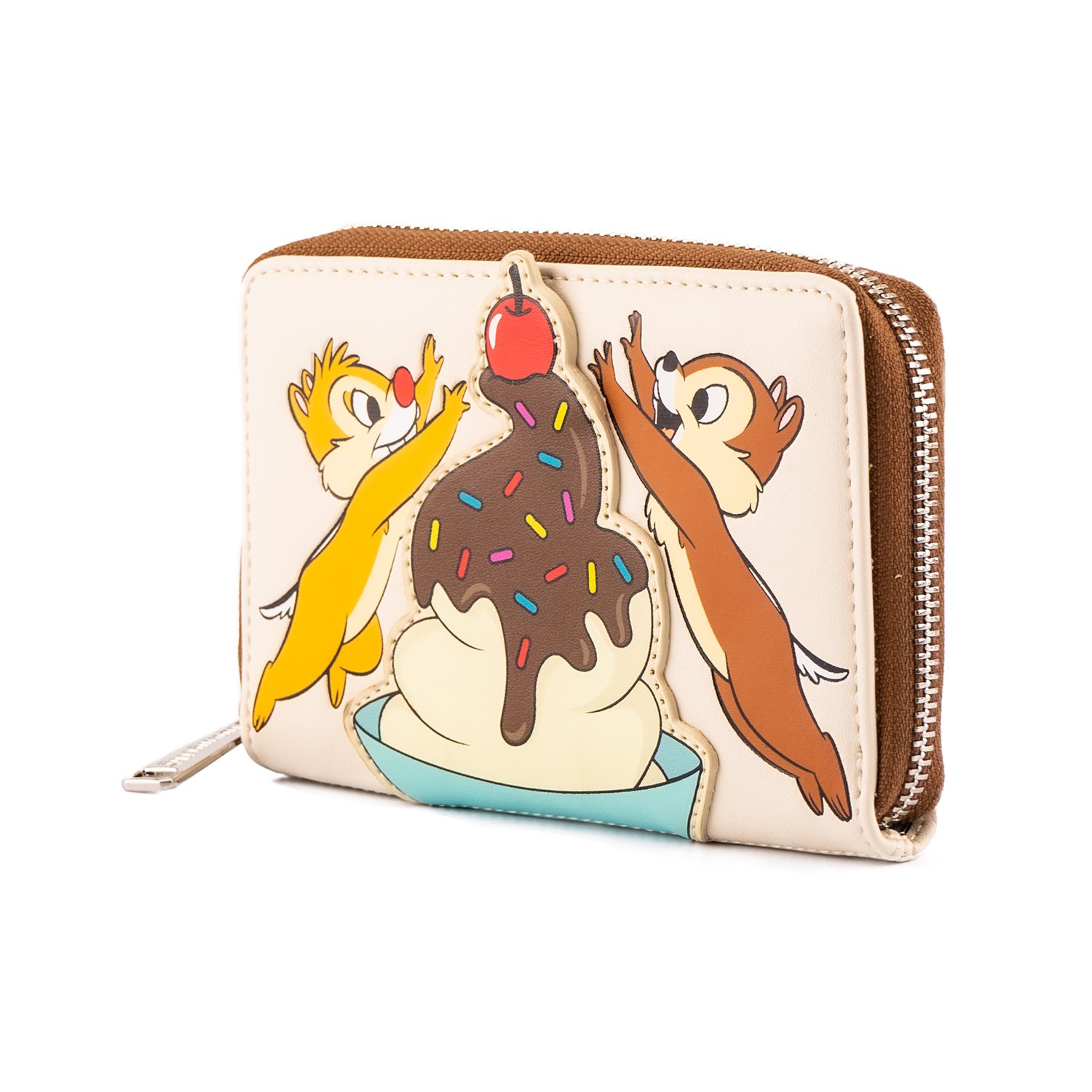 Disney Chip and Dale Sweet Treats Zip Around Wallet