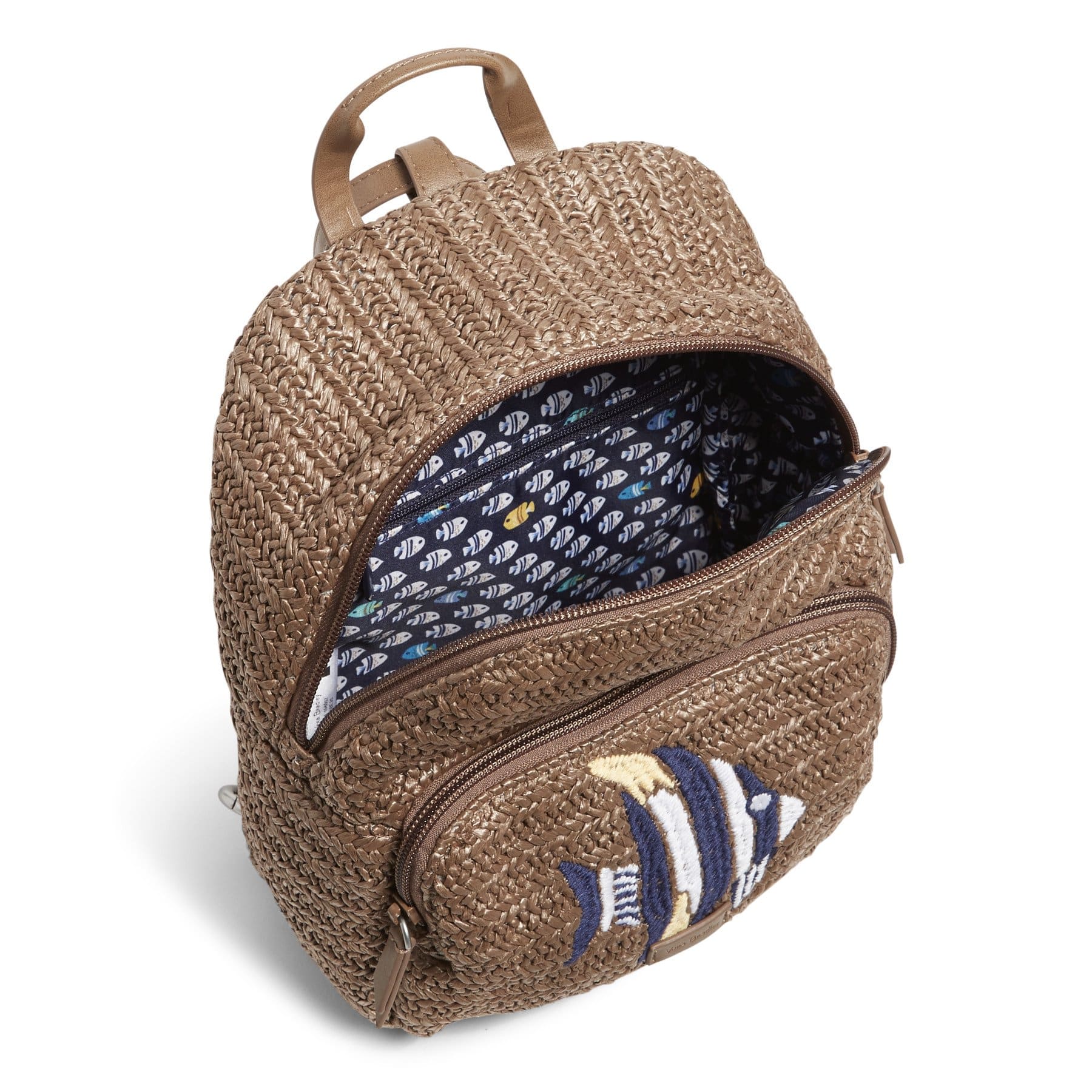 Straw Mini Convertible Backpack