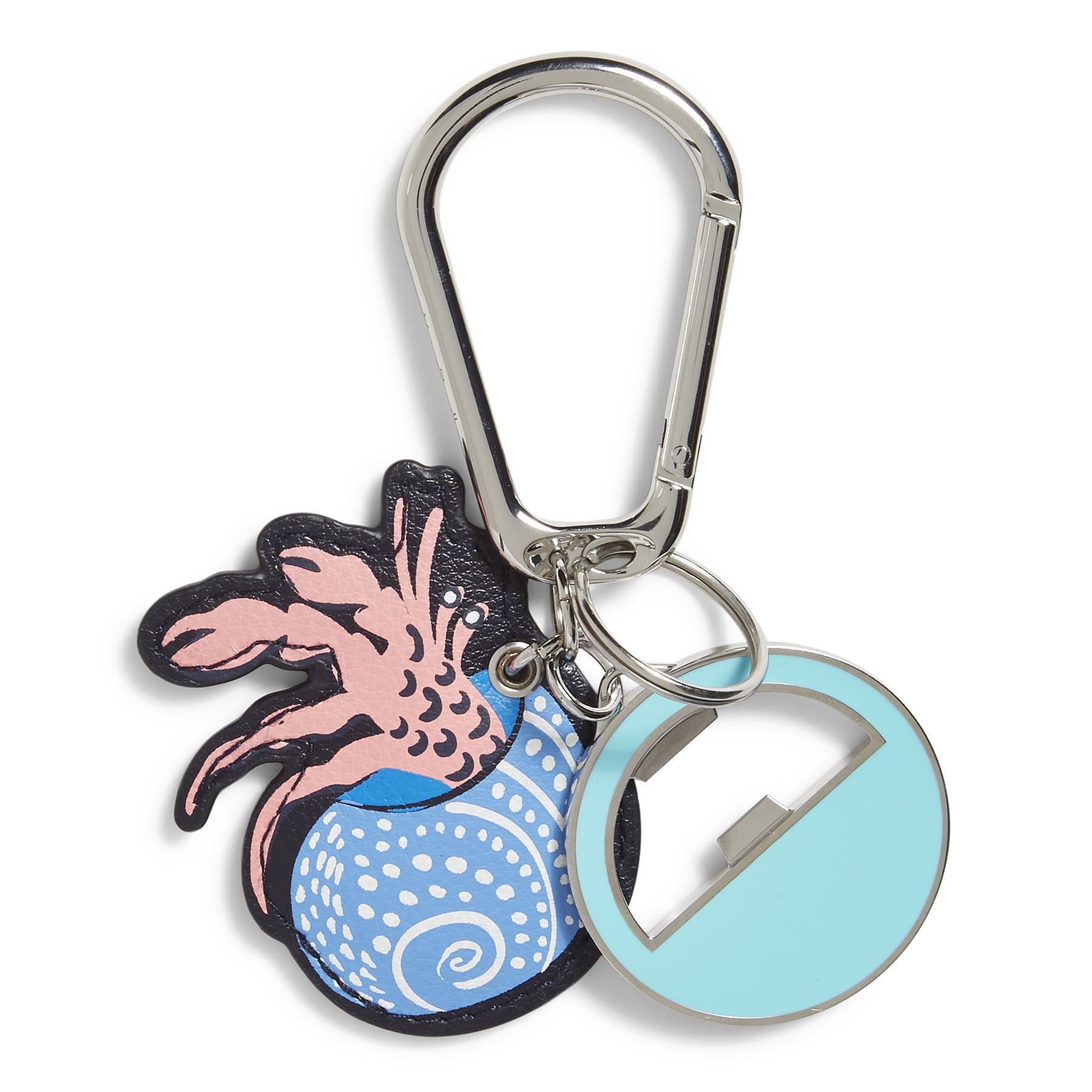 Shell Bottle Opener Bag Charm