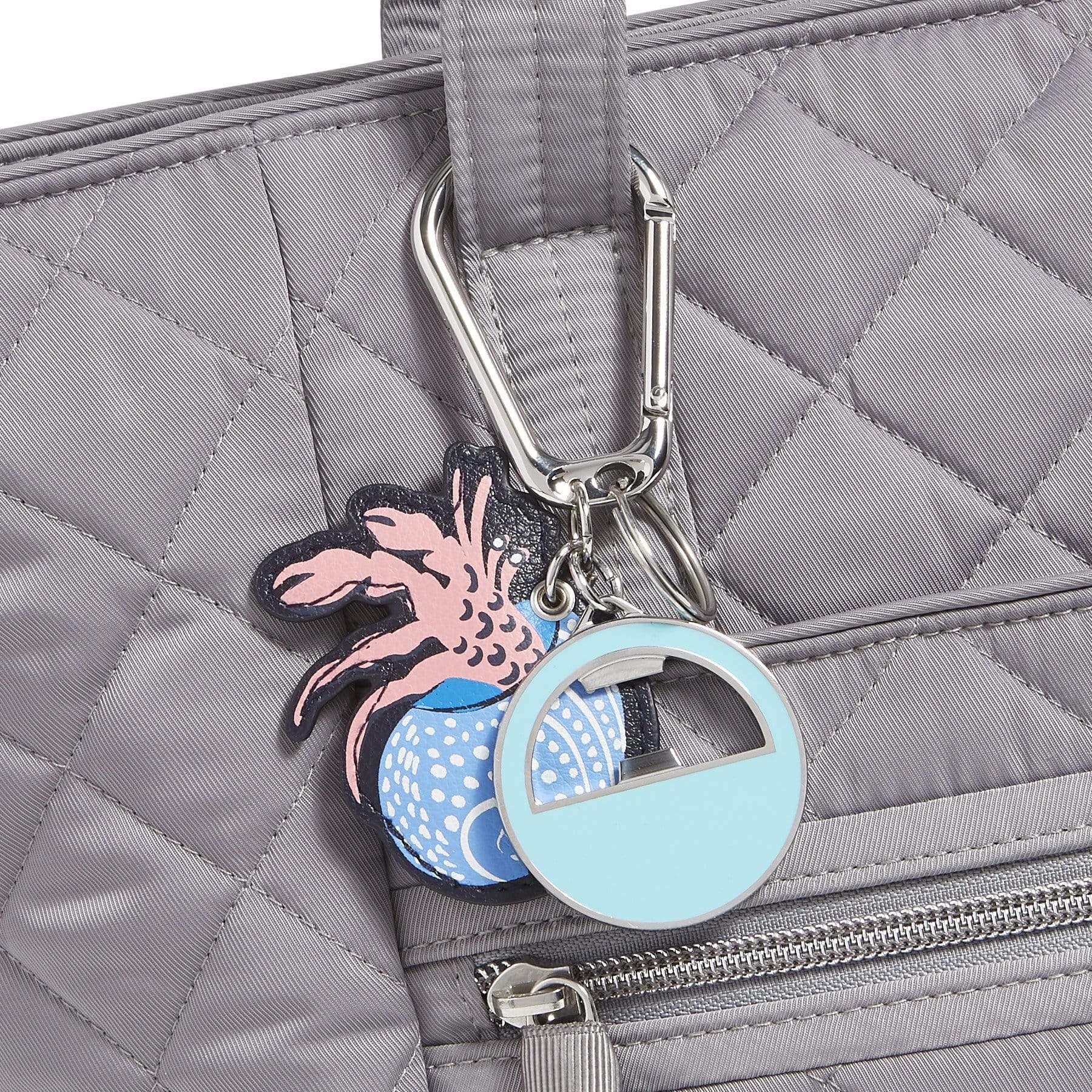 Shell Bottle Opener Bag Charm