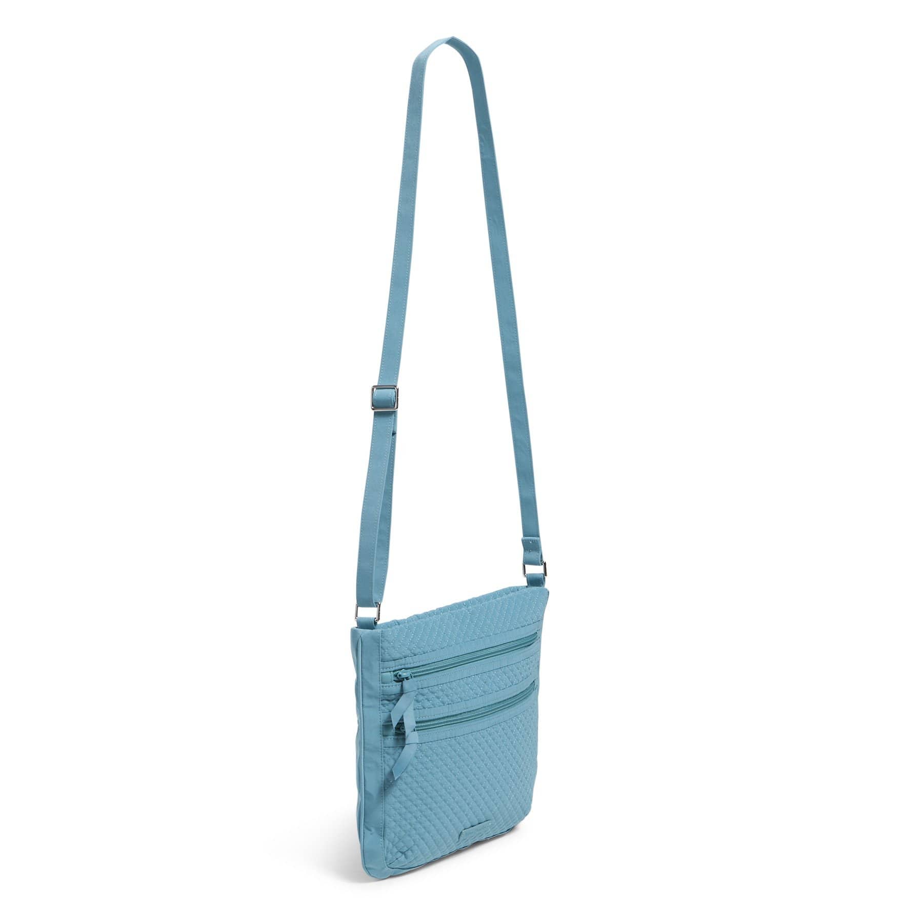 Triple Zip Hipster Crossbody Bag