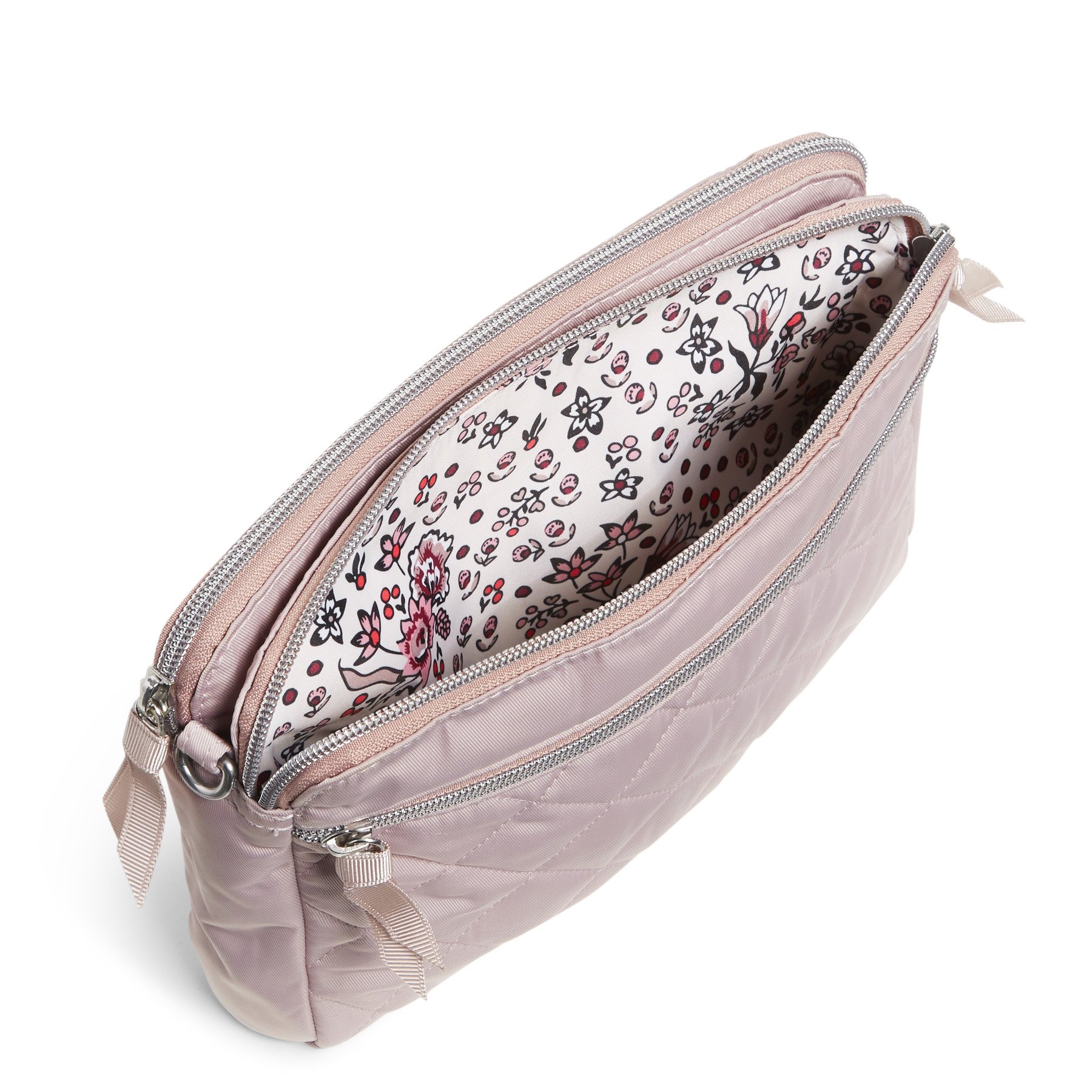 Triple Compartment Crossbody Bag