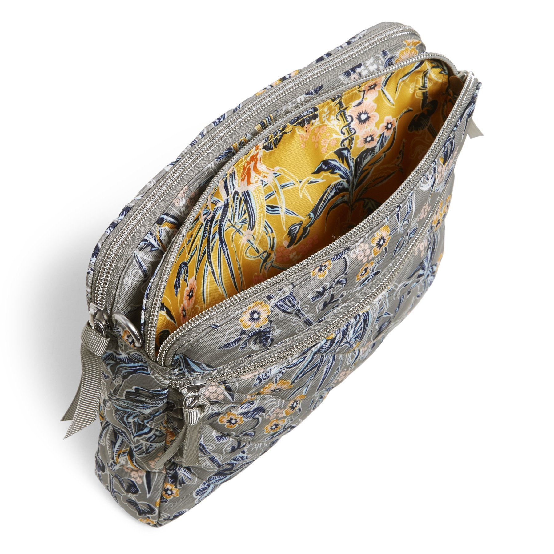 Triple Compartment Crossbody Bag