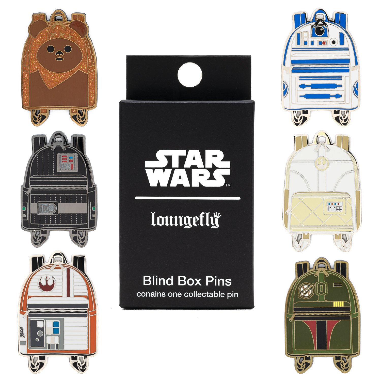 Star Wars Mini Backpack Blind Box Enamel Pin