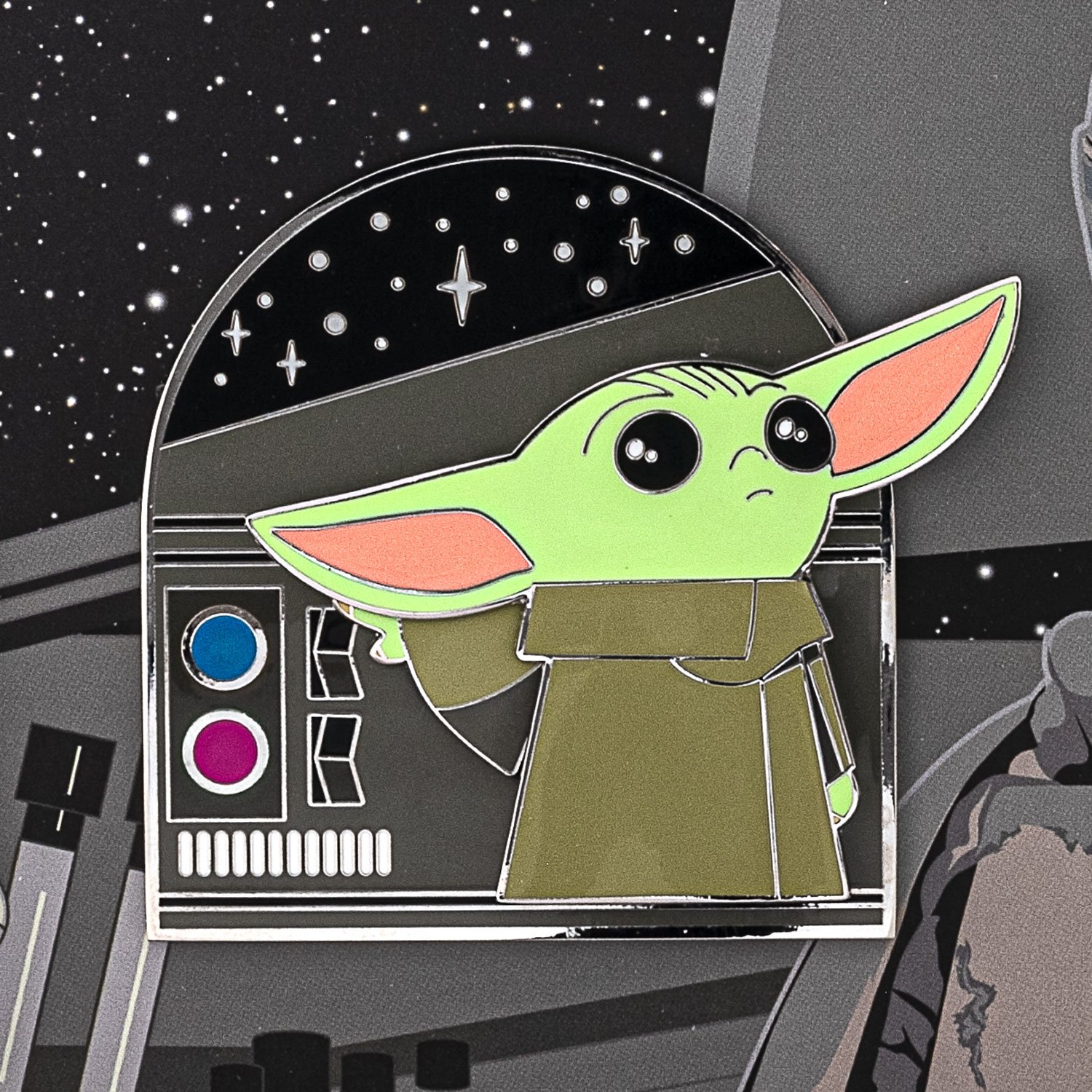 Star Wars The Mandalorian  The Child  Buttons Collector Box Enamel Pin