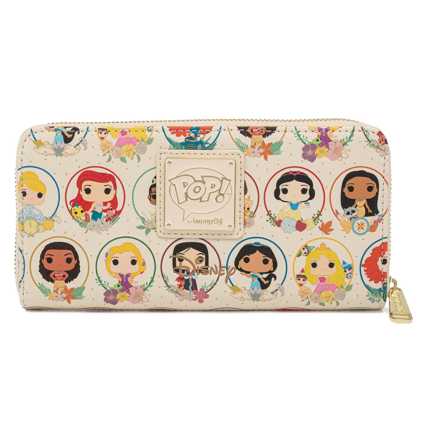 Funko Pop! by Loungefly Disney Princess Circles Zip Around Wallet