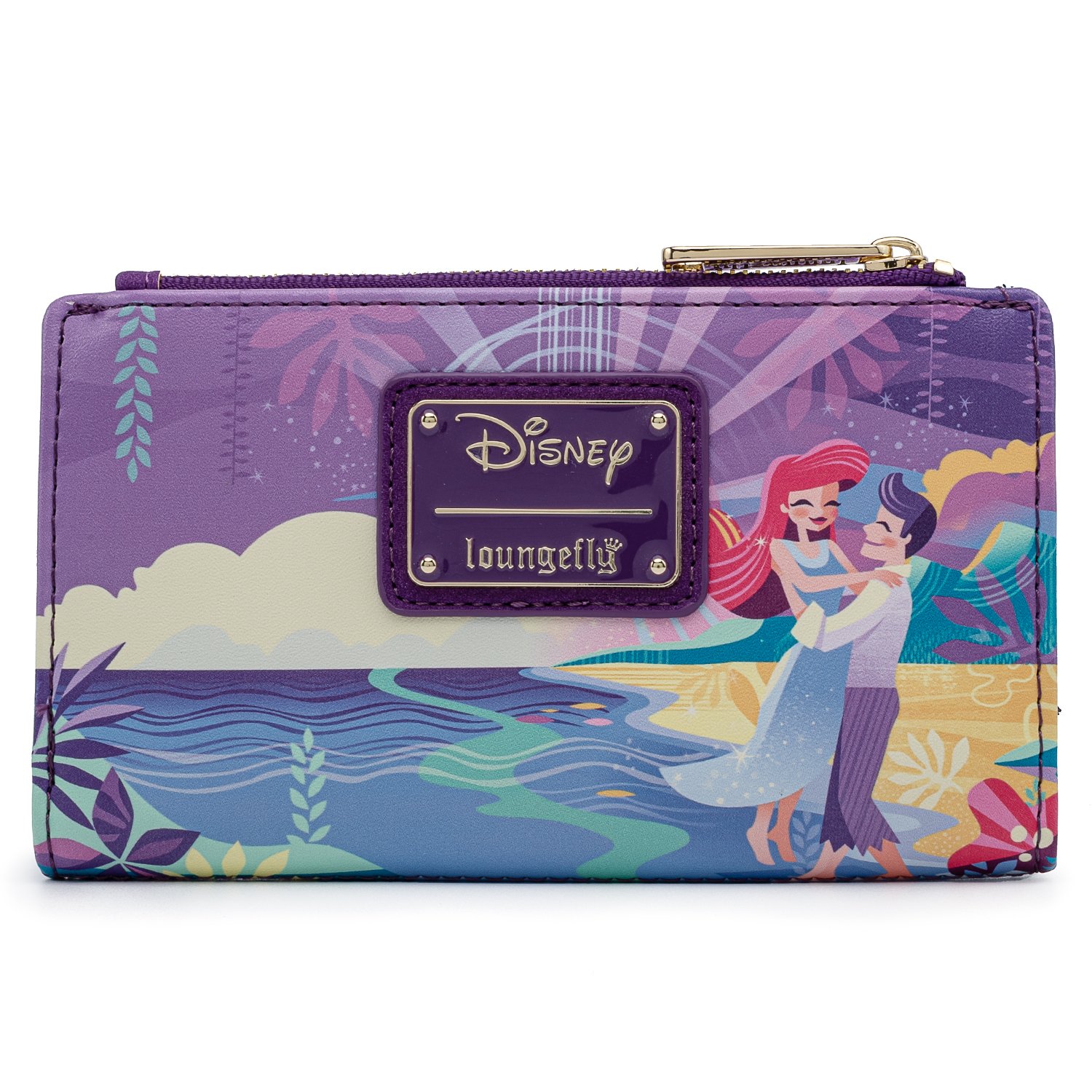 Disney The Little Mermaid Ariel Castle Flap Wallet