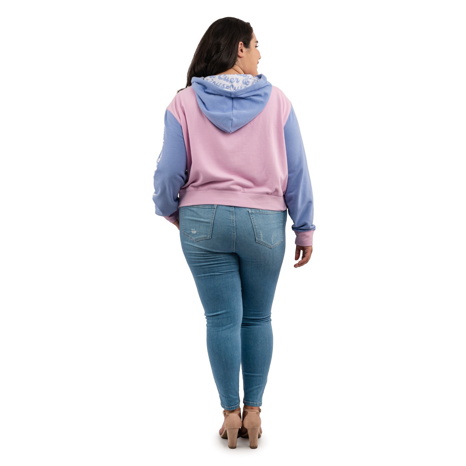 Loungefly Disney Alice in Wonderland Rabbit Hole Crop Hoodie
