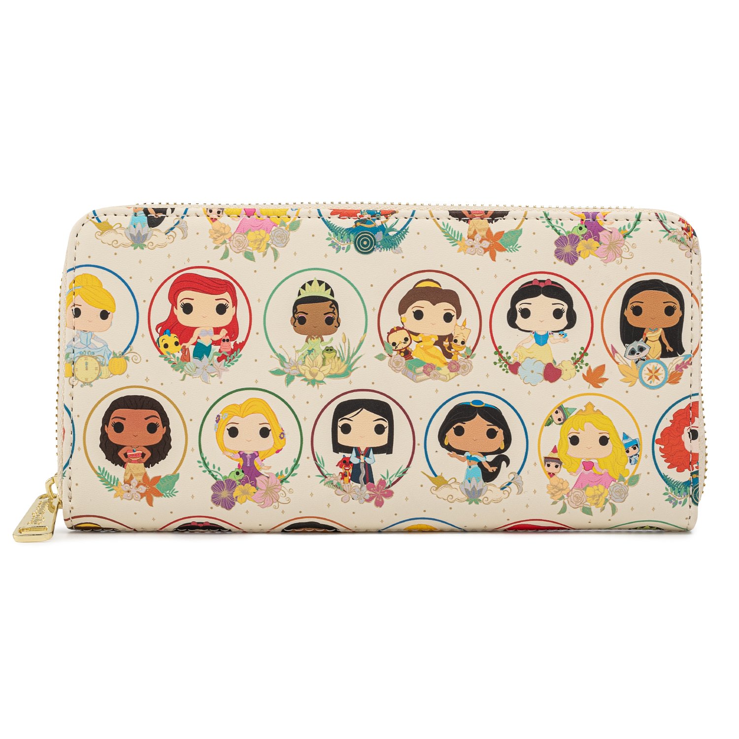 Funko Pop! by Loungefly Disney Princess Circles Zip Around Wallet