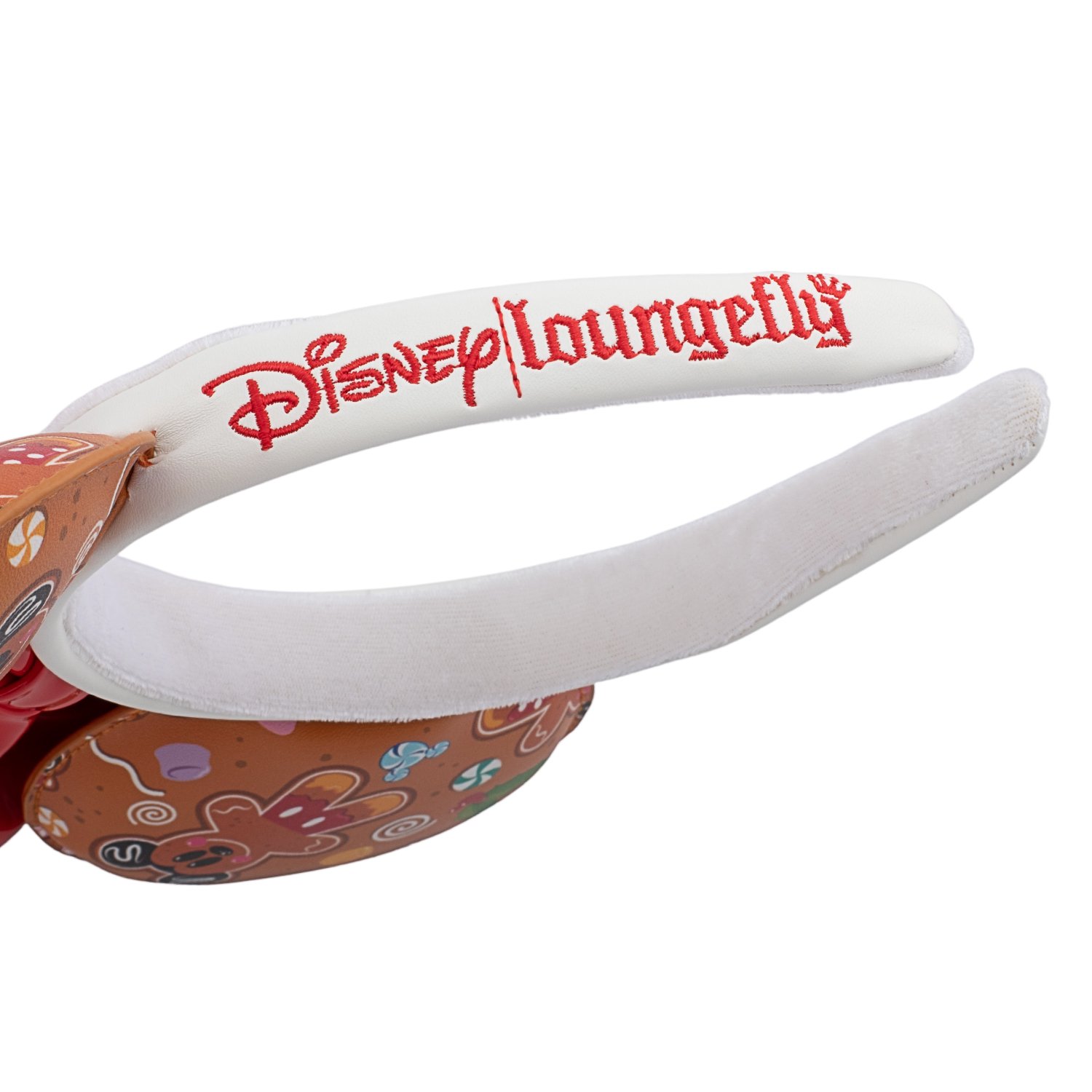 Disney Gingerbread Mickey and Minnie Mouse Ears Headband
