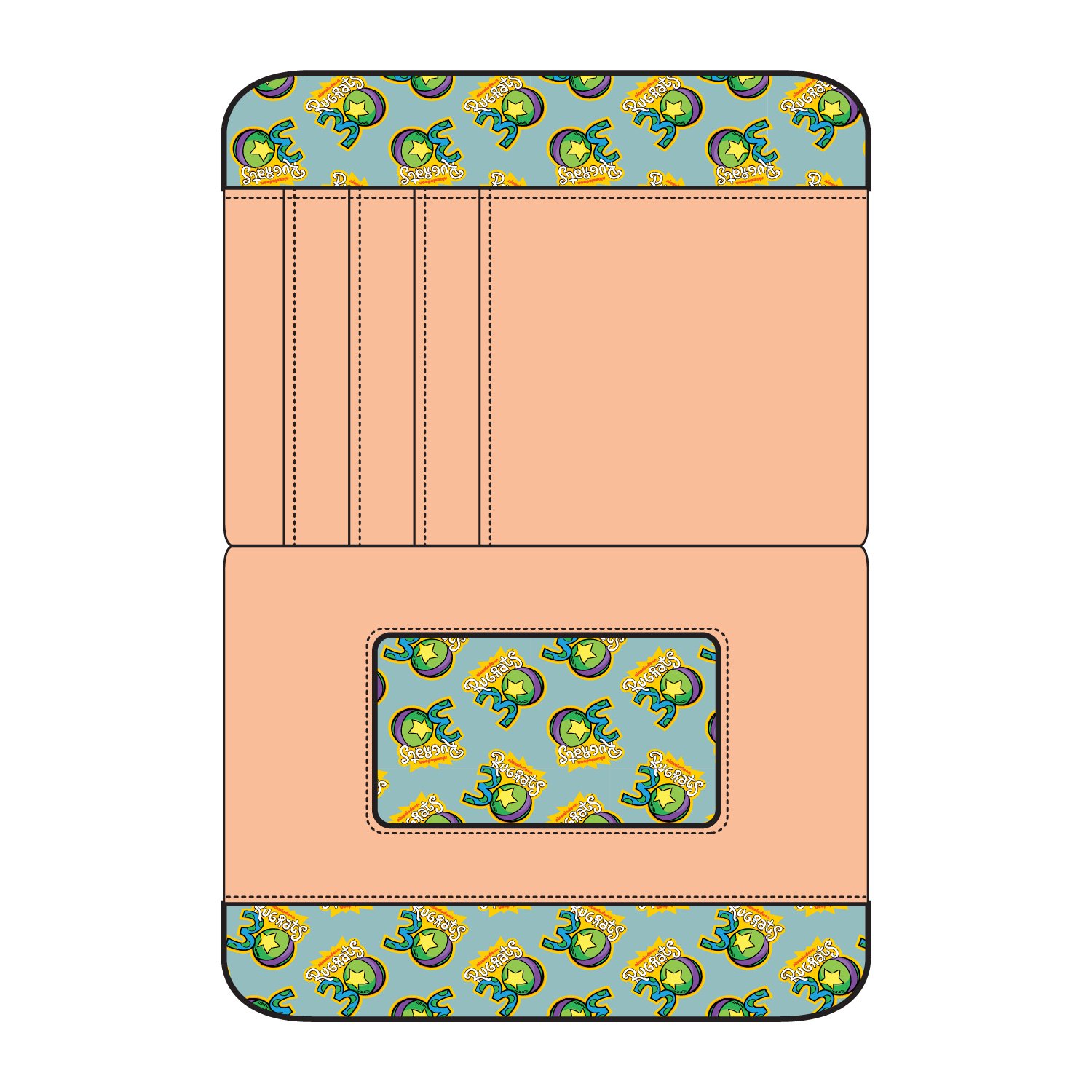 Nickelodeon Rugrats 30th Anniversary Zip Around Wallet