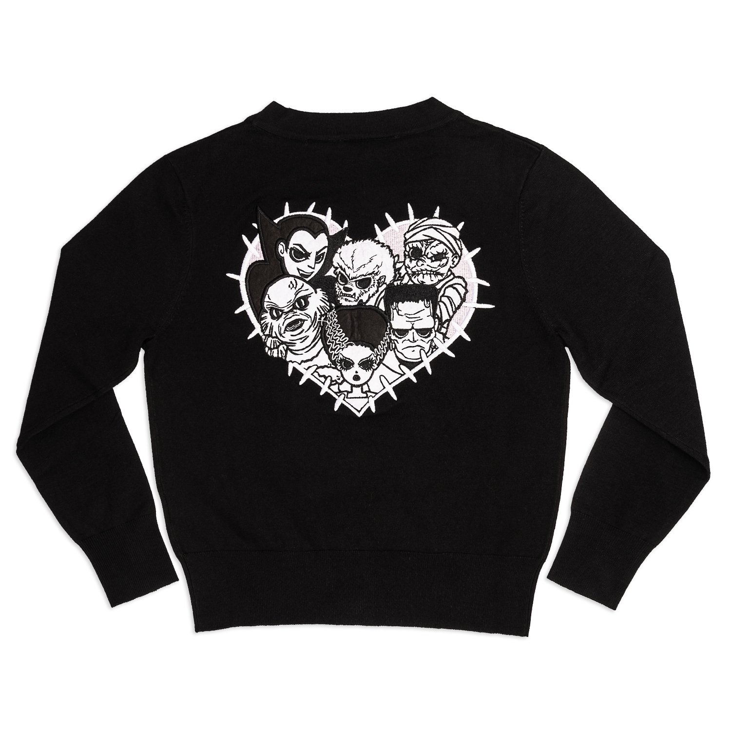 Universal Monsters Stitch Shoppe  Alexa  Cropped Cardigan Sweater