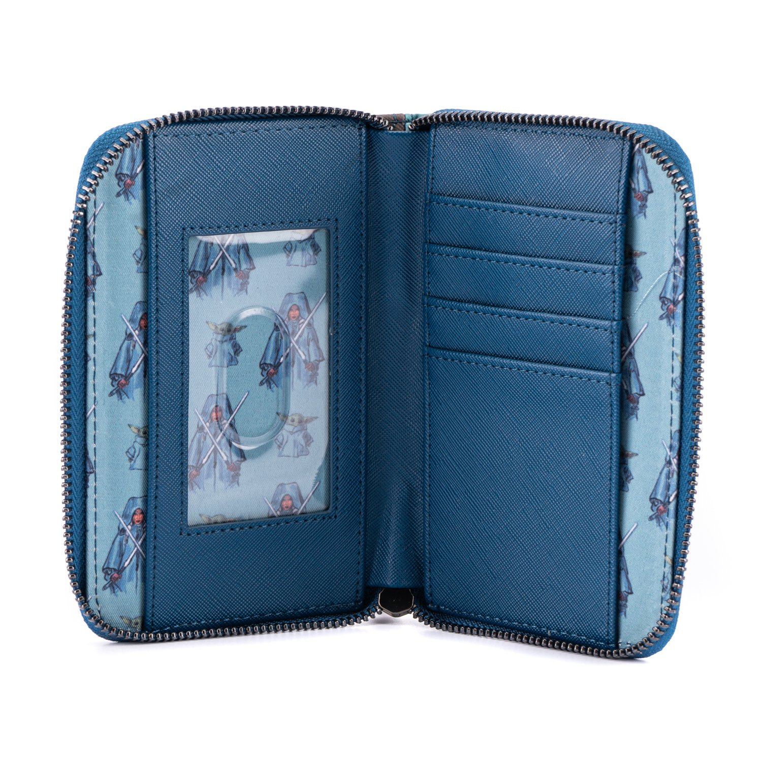 NYCC 2021 Virtual Con Exclusive - Star Wars The Mandalorian Ahsoka and Grogu Zip Around Wallet