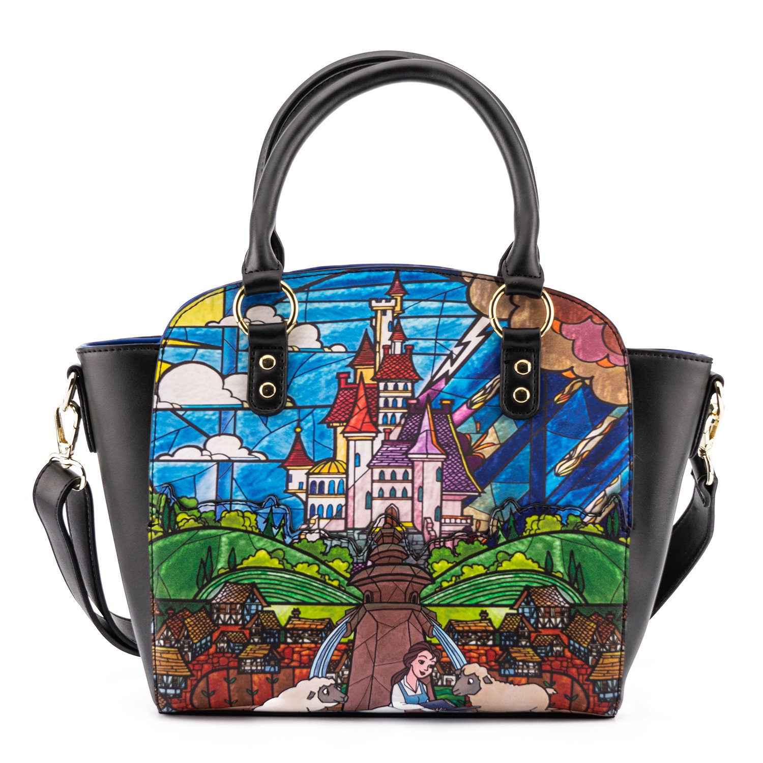 Disney Beauty and the Beast Belle Castle Crossbody Bag