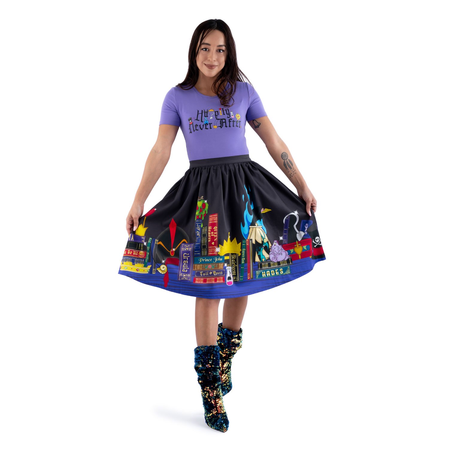 Disney Stitch Shoppe Villains Books  Sandy  Skirt
