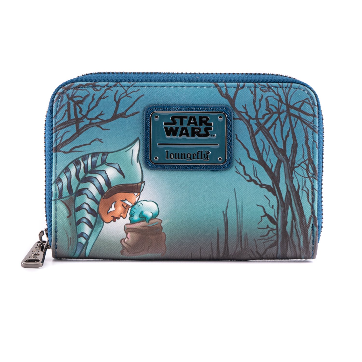 NYCC 2021 Virtual Con Exclusive - Star Wars The Mandalorian Ahsoka and Grogu Zip Around Wallet