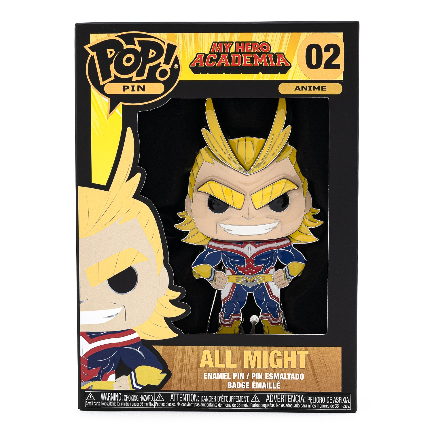 My Hero Academia All Might Funko Pop! Pin