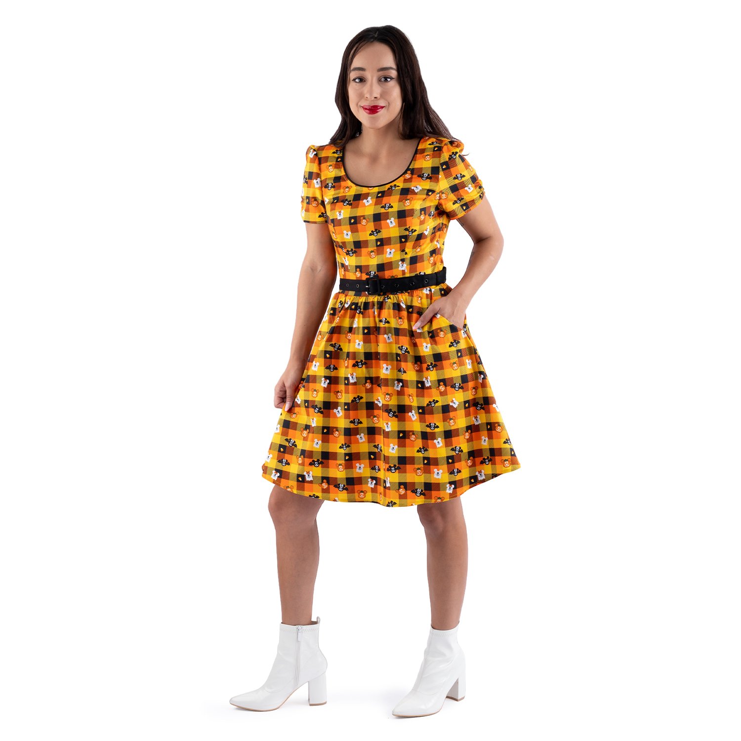 Disney Stitch Shoppe Spooky Mickey and Minnie Mouse  Laci  Dress