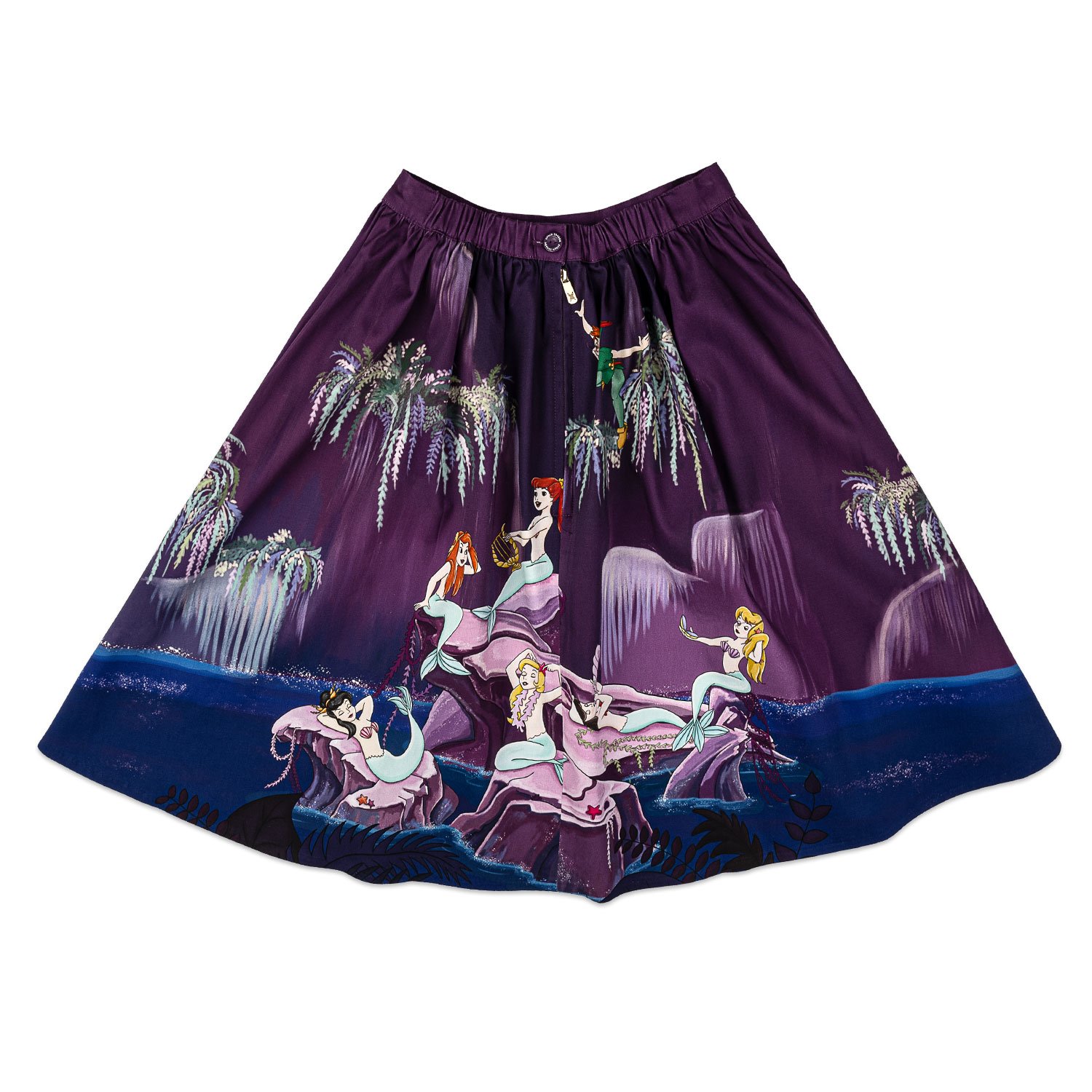 Disney Stitch Shoppe Peter Pan Mermaid  Sandy  Skirt