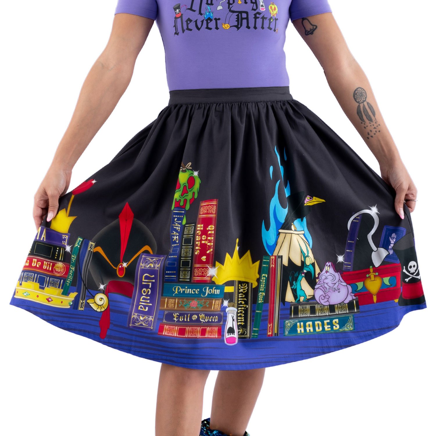 Disney Stitch Shoppe Villains Books  Sandy  Skirt