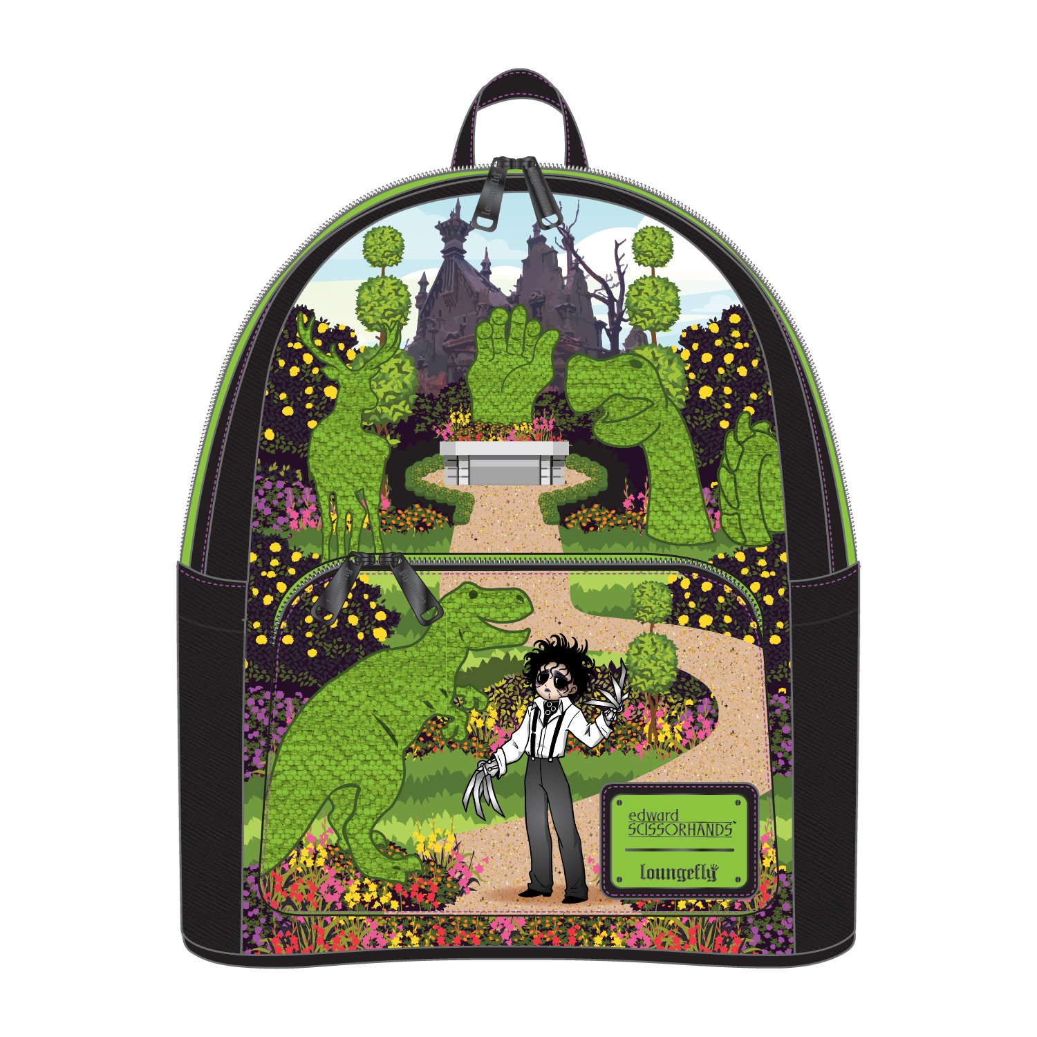 Edward Scissorhands Topiaries Mini Backpack