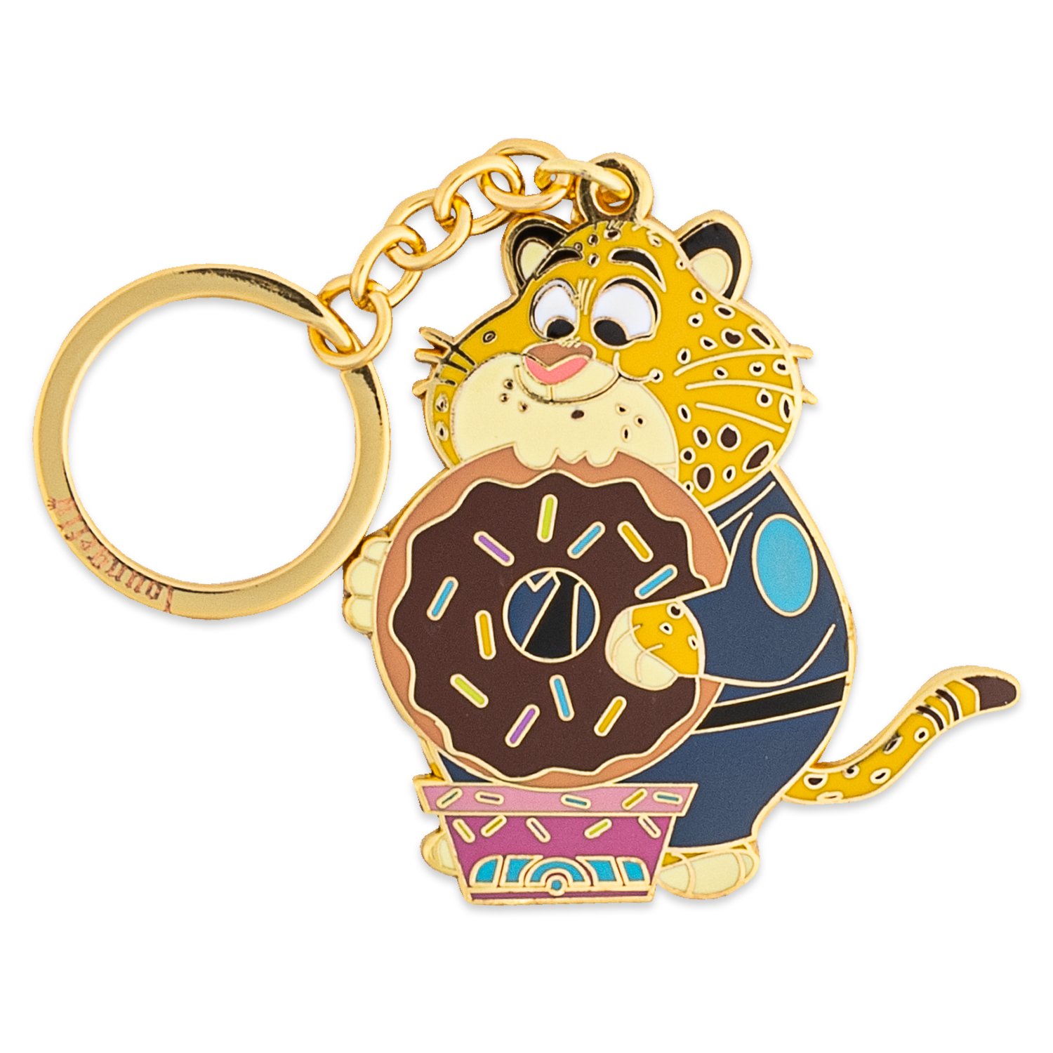 Disney Zootopia Officer Clawhauser Enamel Keychain