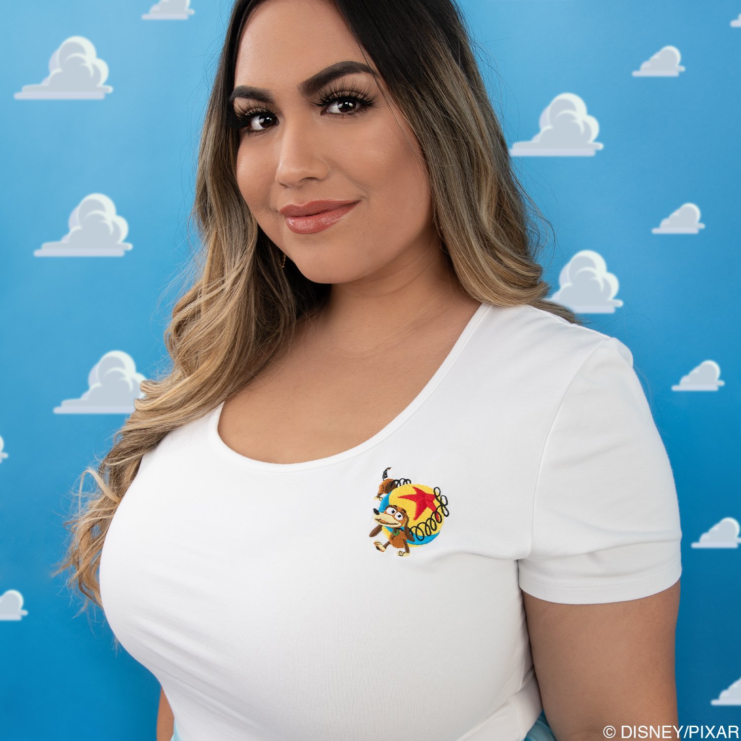 Pixar Stitch Shoppe Toy Story Slinky Dog  Kelly  Fashion Top