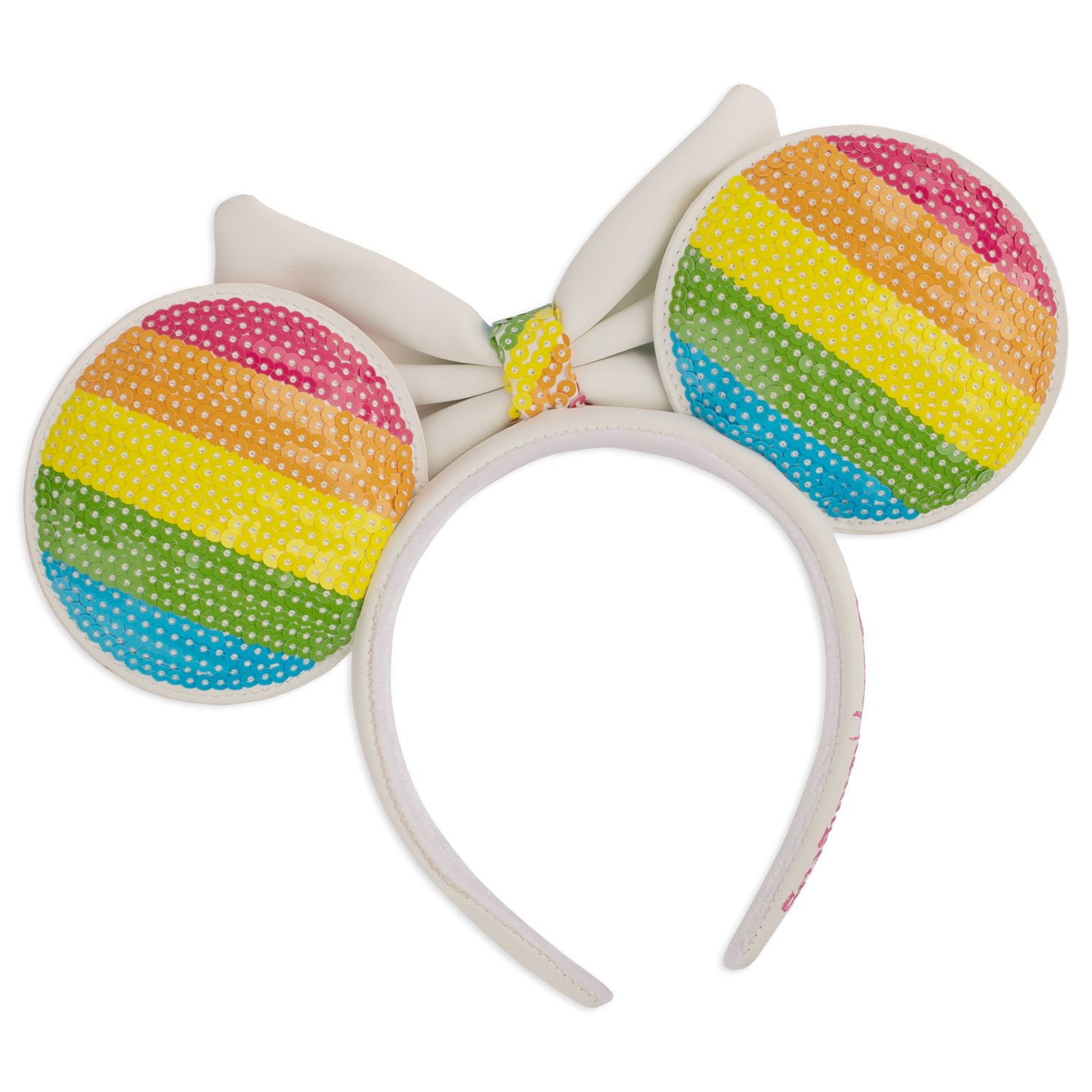 Disney Sequin Rainbow Minnie Mouse Ears Headband
